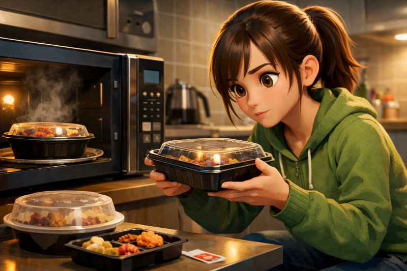 【結論】すき家の持ち帰り容器はレンジOK？→条件付きで可能