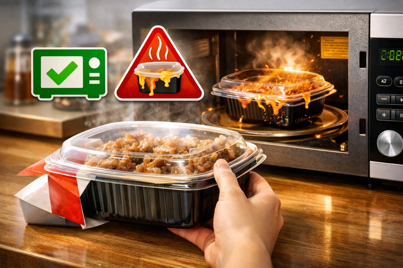 すき家の持ち帰りはレンジOK？安全な見分け方と失敗しない温め方ガイド