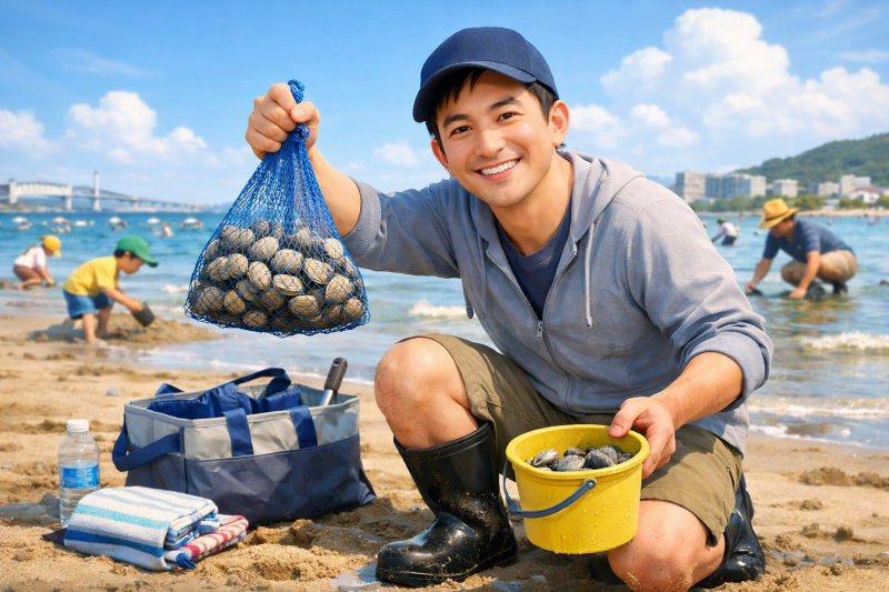 結論：潮干狩りの持ち運びはソリなしでも問題なし