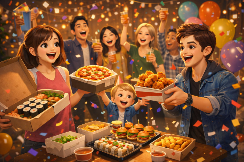 まとめ｜テイクアウトで誰でも簡単に盛り上がるパーティーを実現