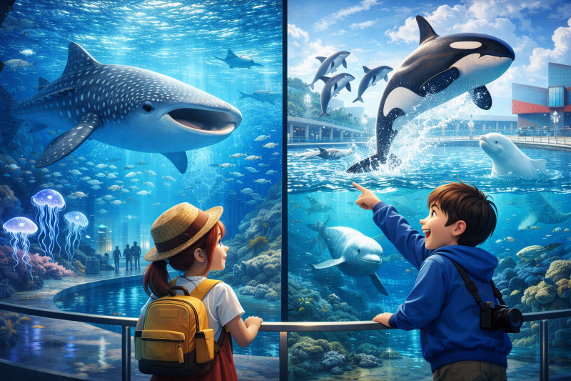 海遊館と他の人気水族館との違いは?