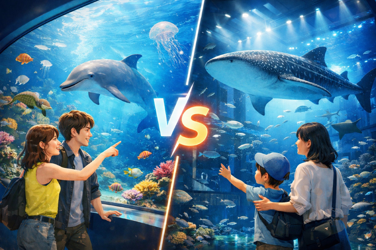 水族館と海遊館の違いが一目でわかる！初心者向けにやさしく解説【比較表付き】