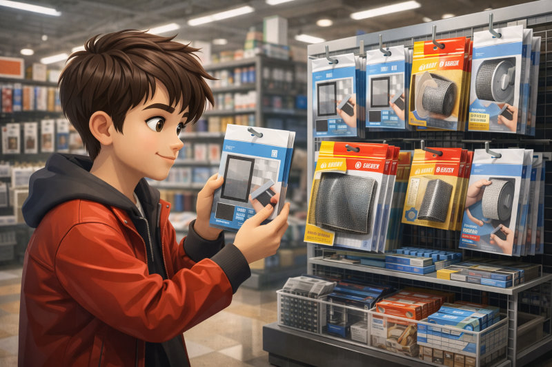 他社の網戸補修グッズとの違い