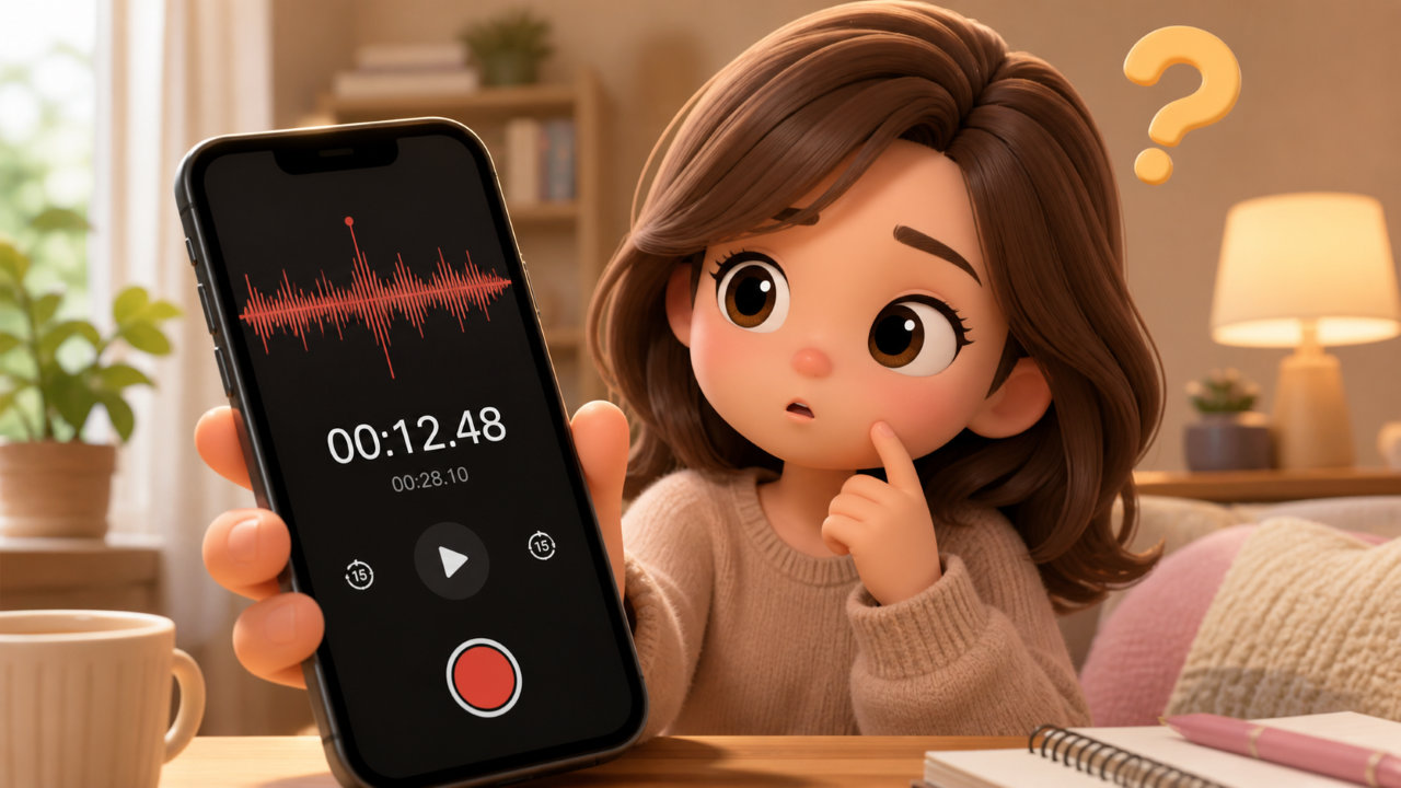 【すぐわかる】iPhoneボイスメモの時間表示の見方｜確認方法と活用・対処法まで解説