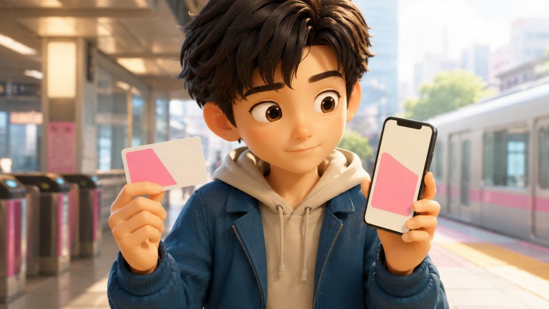 物理PASMOとモバイルPASMOの違いを整理