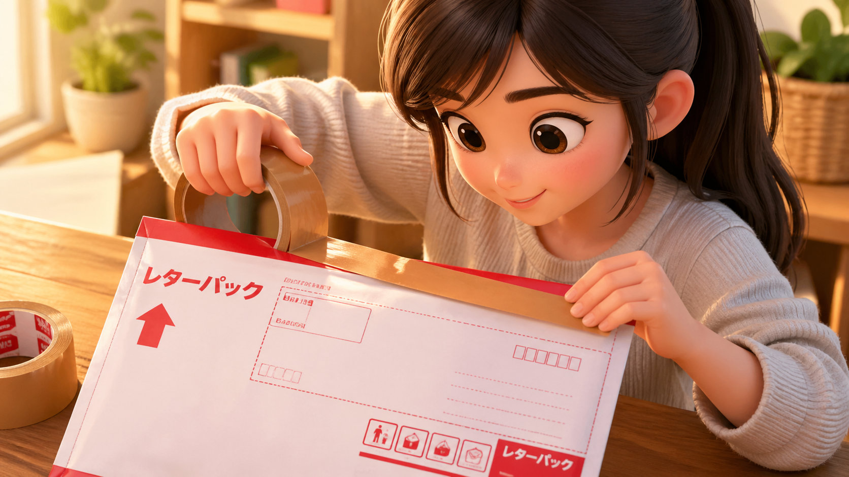 レターパックはガムテープで封してOK！正しい貼り方とNG例をわかりやすく解説