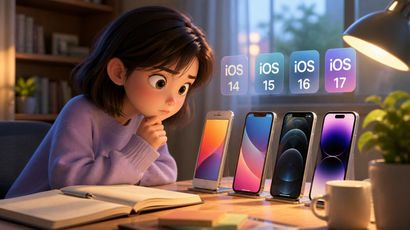 iOSバージョンによる違いに注意