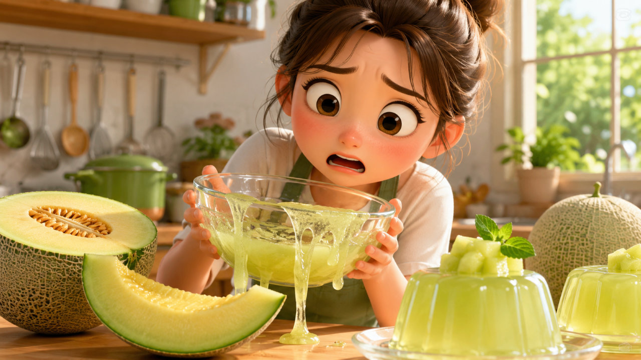 生メロンゼリーが固まらない原因は？ドロドロを復活させるコツと失敗しにくい作り方