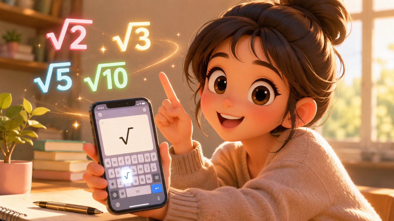 スマホでルート記号「√」を簡単入力！コピペOK＆iPhone・Androidの出し方ガイド