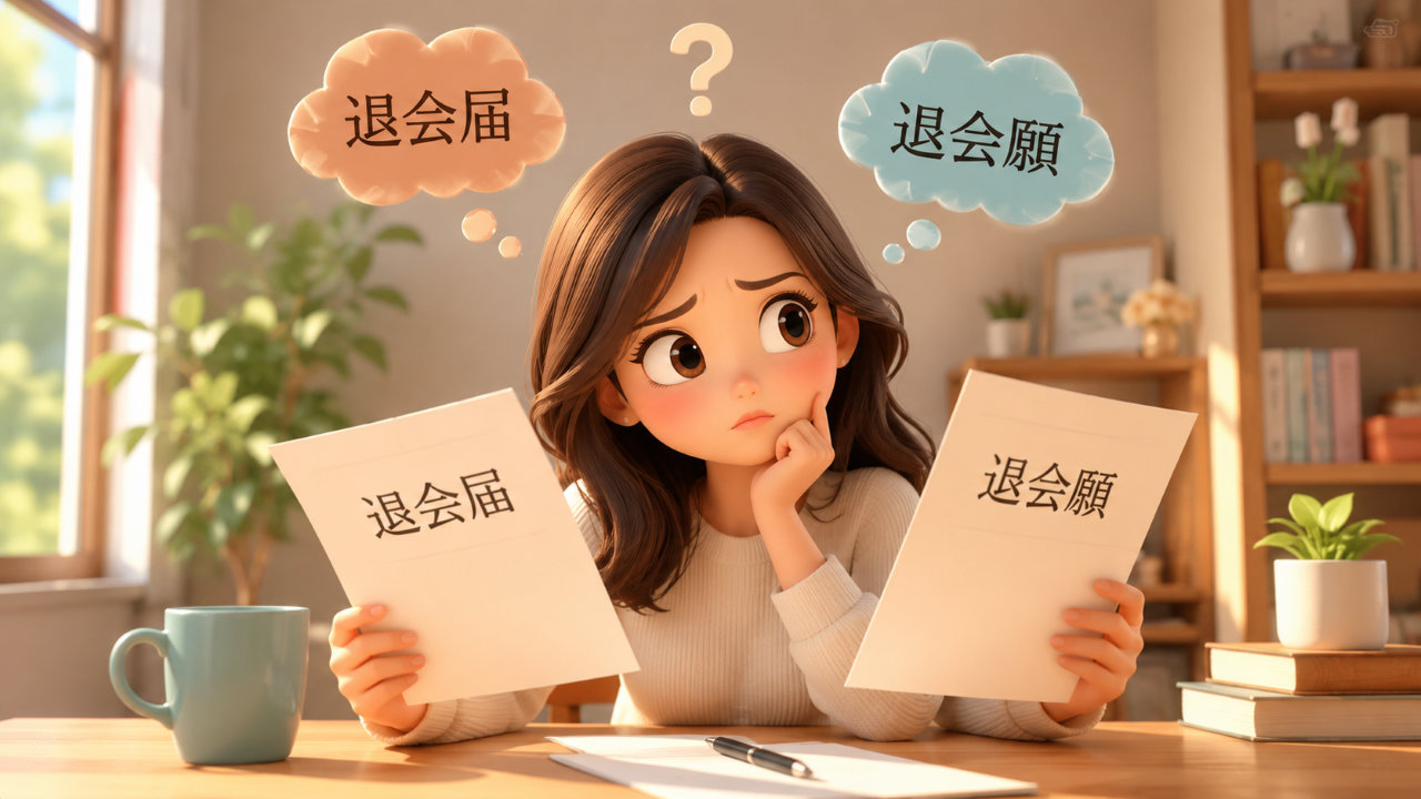 退会届と退会願の違いとは？使い分け方・書き方・例文をわかりやすく解説