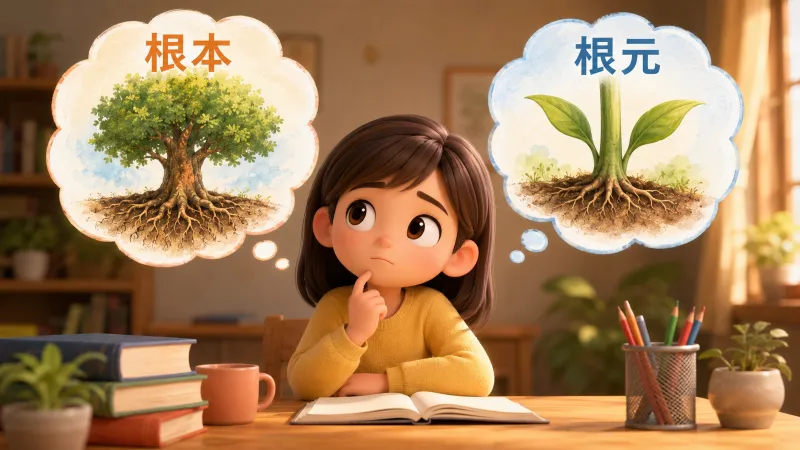 「根本」と「根元」の使い分け方