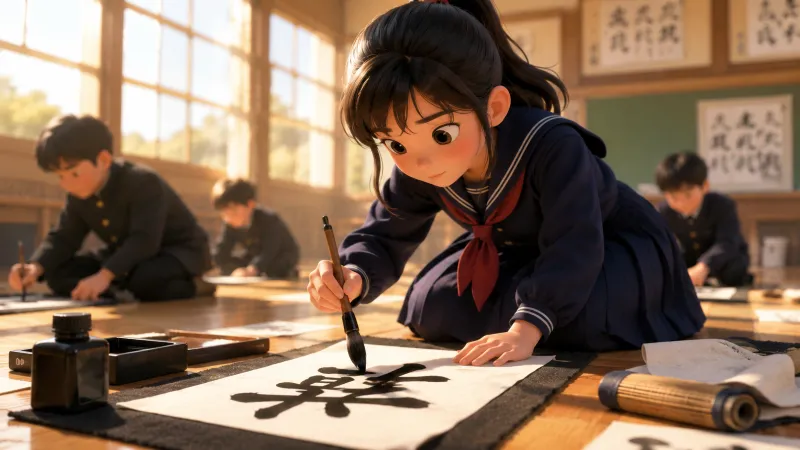 中学生の書き初めは漢字一文字でも大丈夫?学校の指定を確認しよう