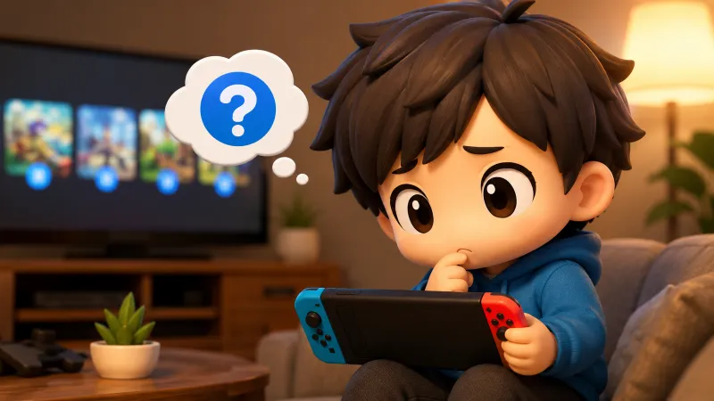 まとめ：Switchの青い表示はバーチャルゲームカードの利用状態を示す表示