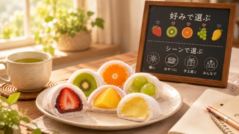 まとめ｜コストコのフルーツ大福は好みと食べるシーンで選ぼう