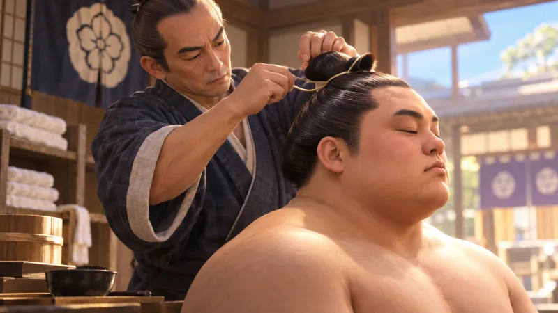 床山とは力士の髪を結う専門職