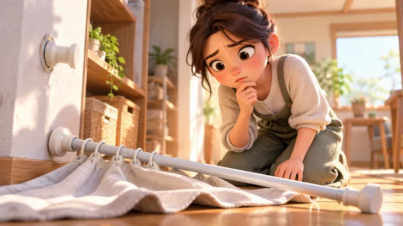 突っ張り棒が落ちる原因は?まず確認したい5つのポイント